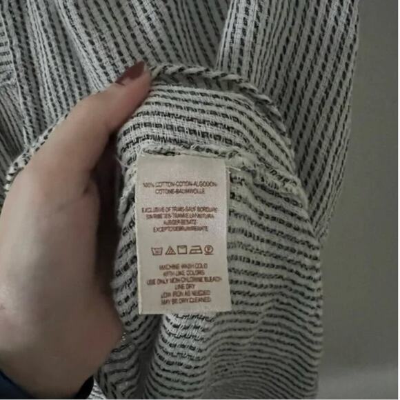 Free People Such Good Things Striped Popover Blouse - Picture 9 of 9